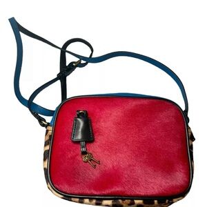 NWT J. Crew Collection Signet Bag, Colorblock Italian Calf Leather